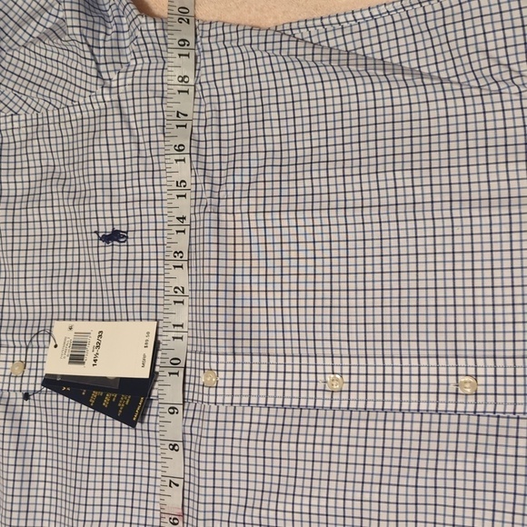 Ralph Lauren Men's classic fit blue/white Striped shirts. - Picture 3 of 6